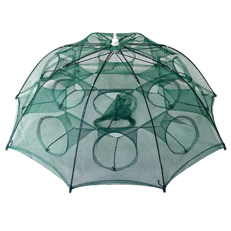 New Arrival 6-hole Foldable Fishing Net Trap, Suitable For
