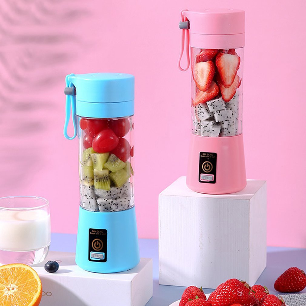 380ml, milk,4 colors USB Rechargeable Personal Portable Blender for  Smoothies and Shakes - Mini Juicer Cup for Travel - Small Size Blender with  Powerful Motor and Easy to Clean Design 2000mAh